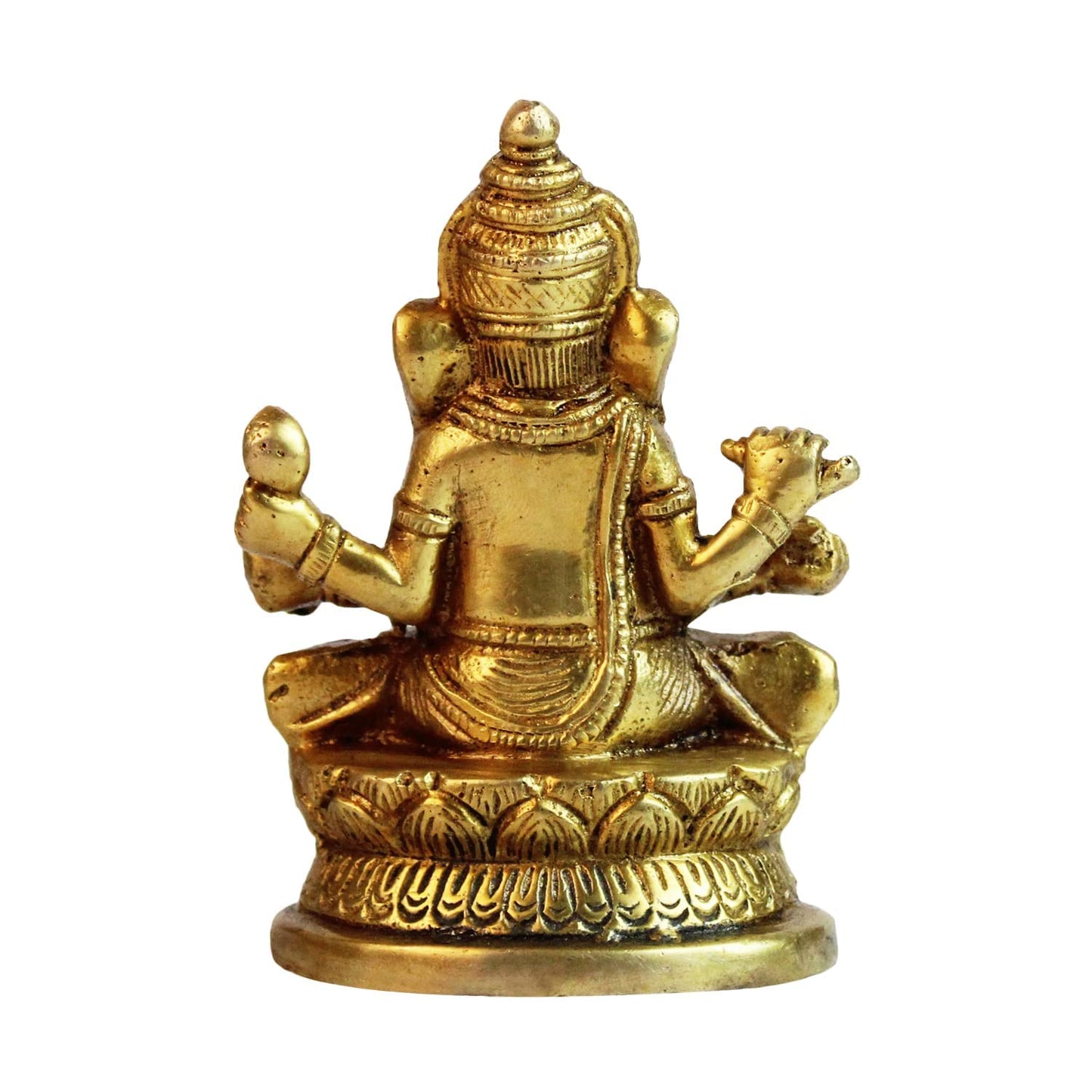 Brass Sitting Ganesha
