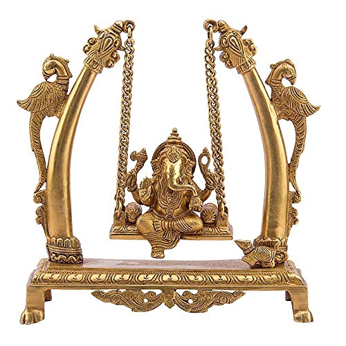 Brass Jhula Ganesha