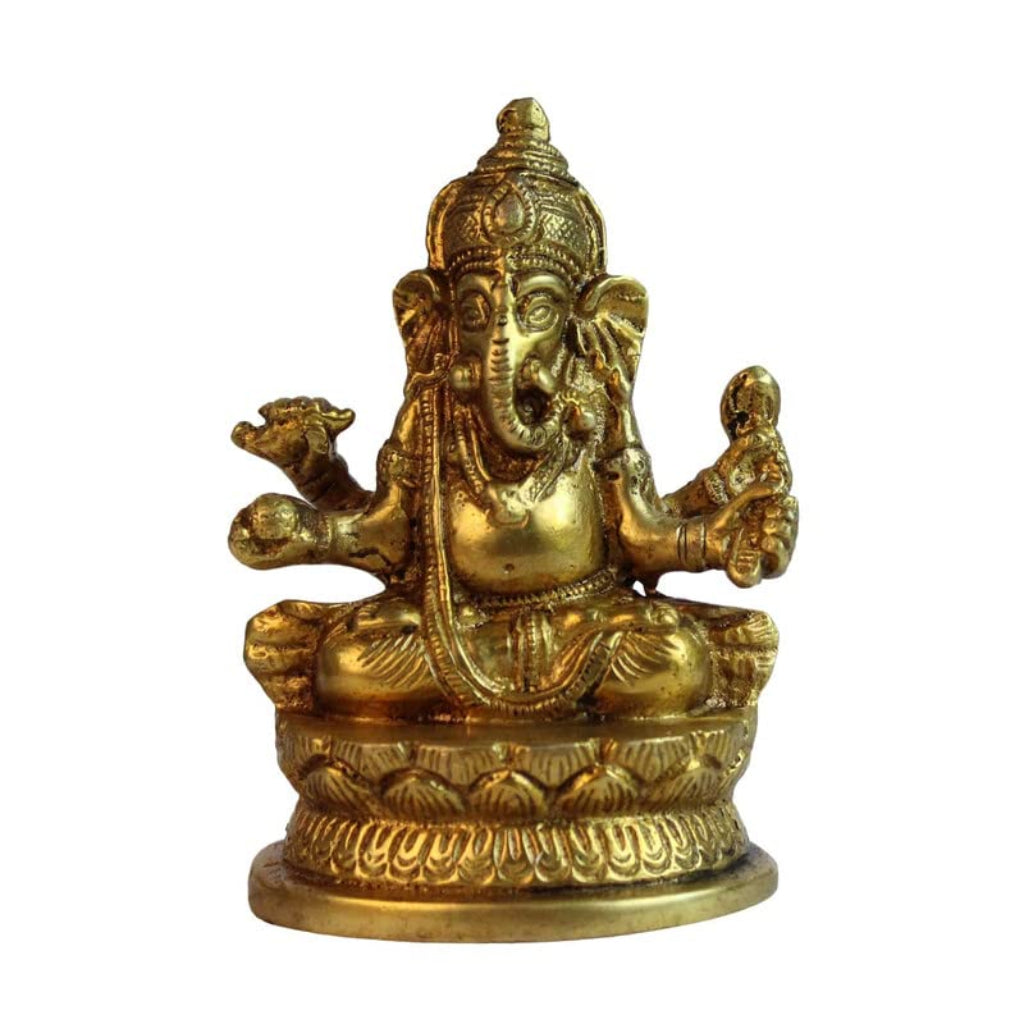 Brass Ganesha Idol