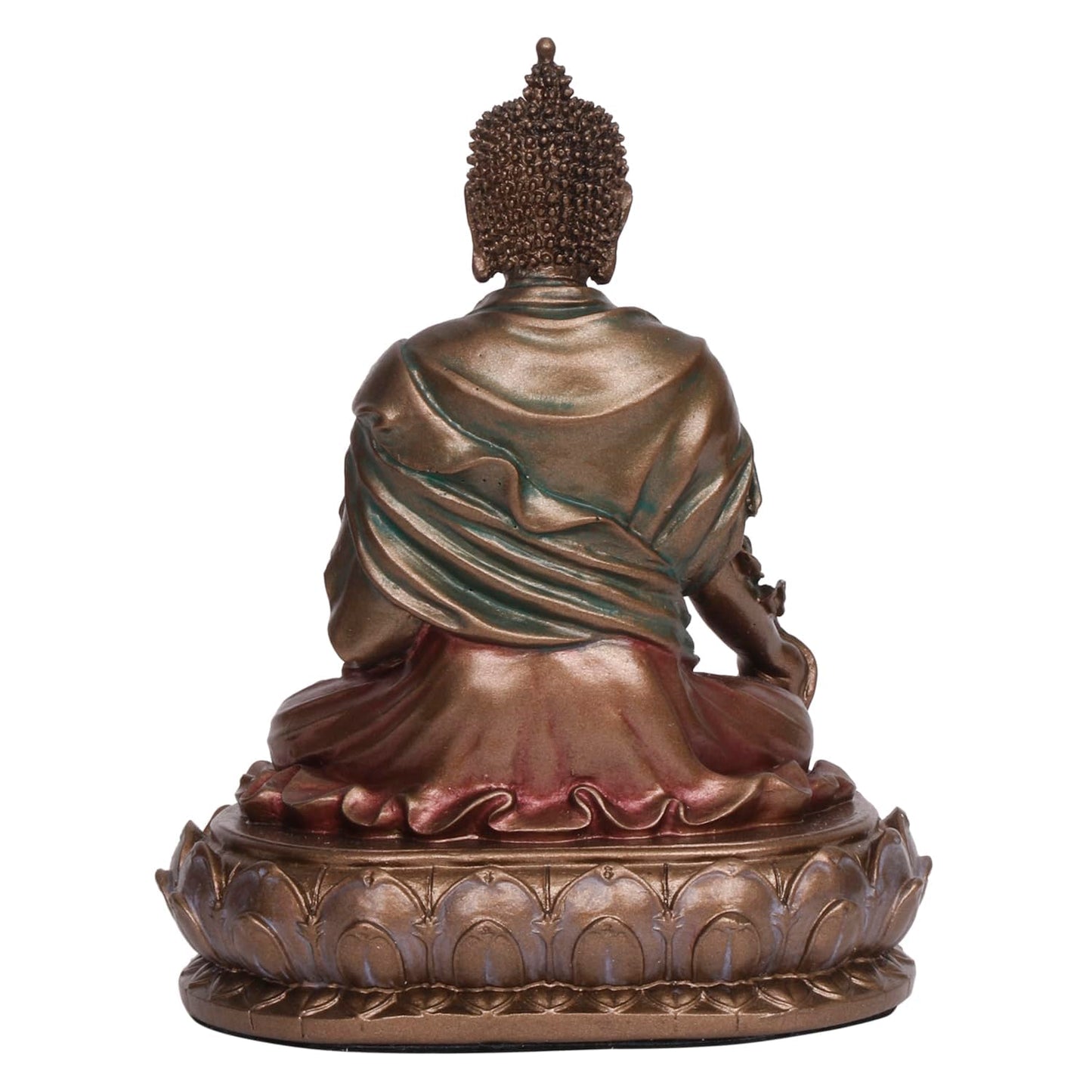 Resin Buddha Idol For Home Table Decor, Height 5.5 Inch - SvarupArt
