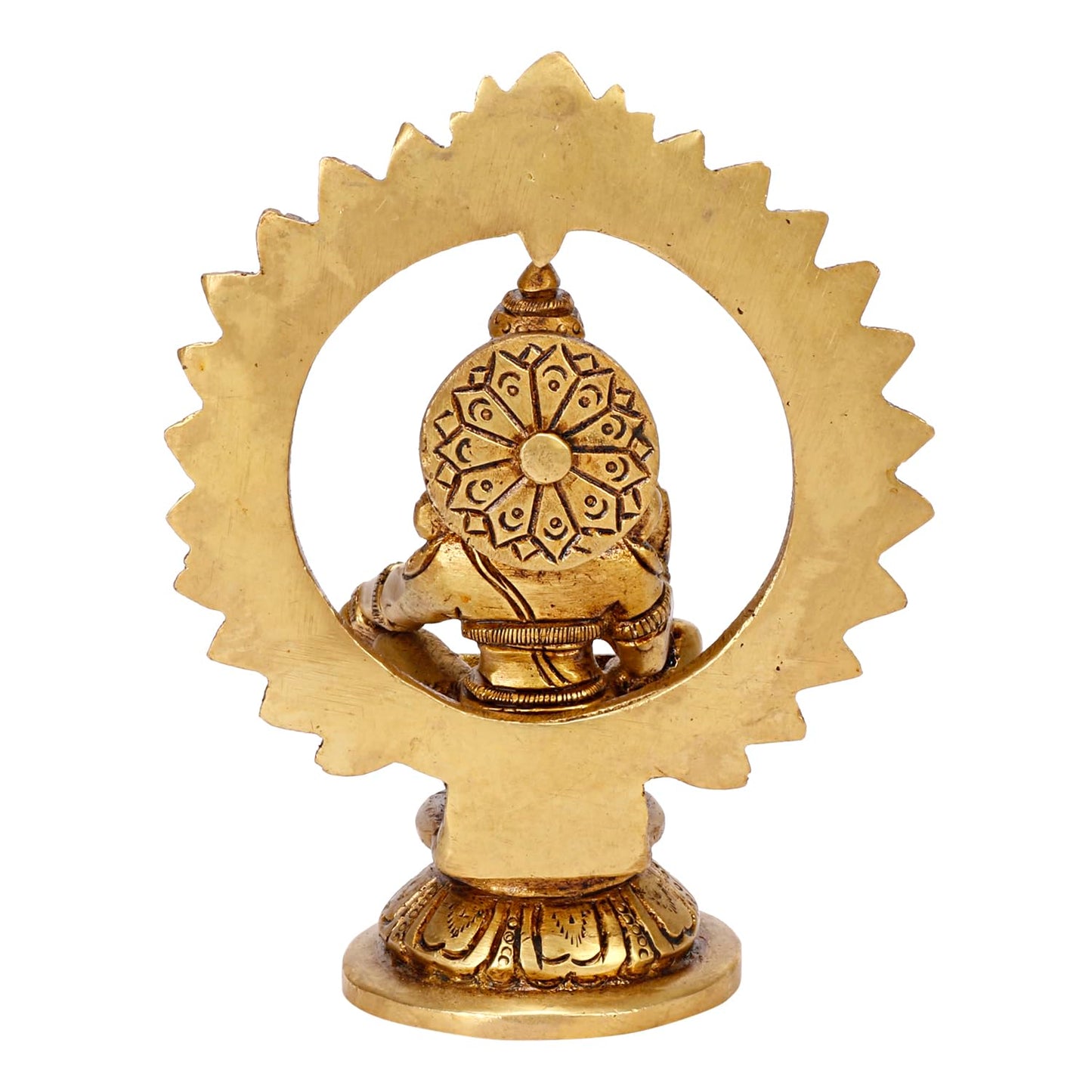 Brass Lord Ayyappan Ayyappa Sabarimala Swamy Sabarimalai Statue Idol Sculpture Blessing for Puja Decor Gift - SvarupArt