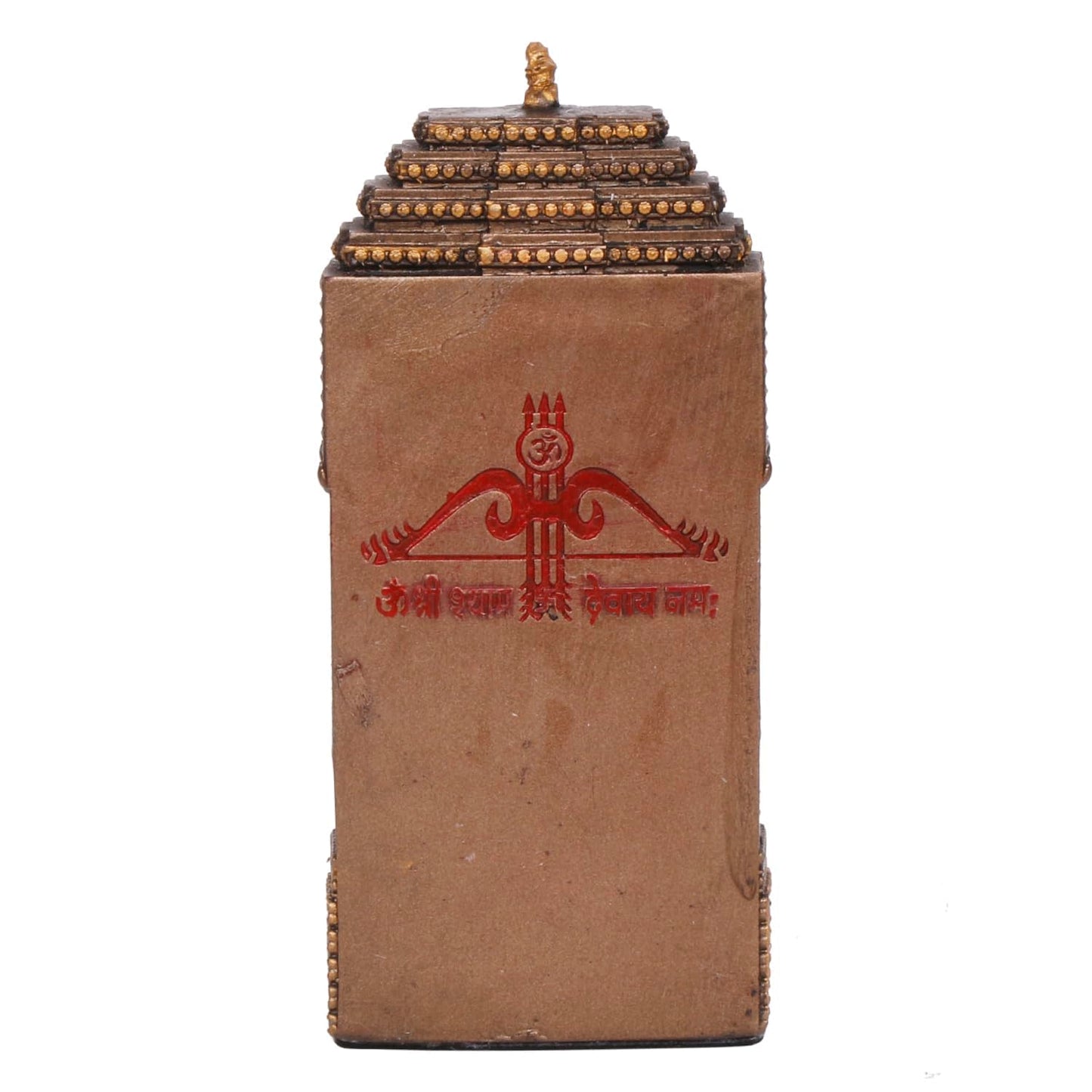 5-Inch Khatu Shyam Statue Enclosed In An Ornate Resin Frame - SvarupArt