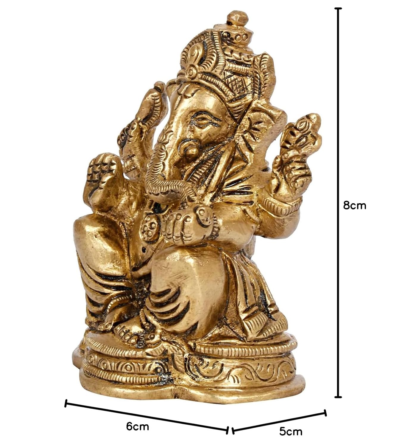 Brass Ganesha Idol