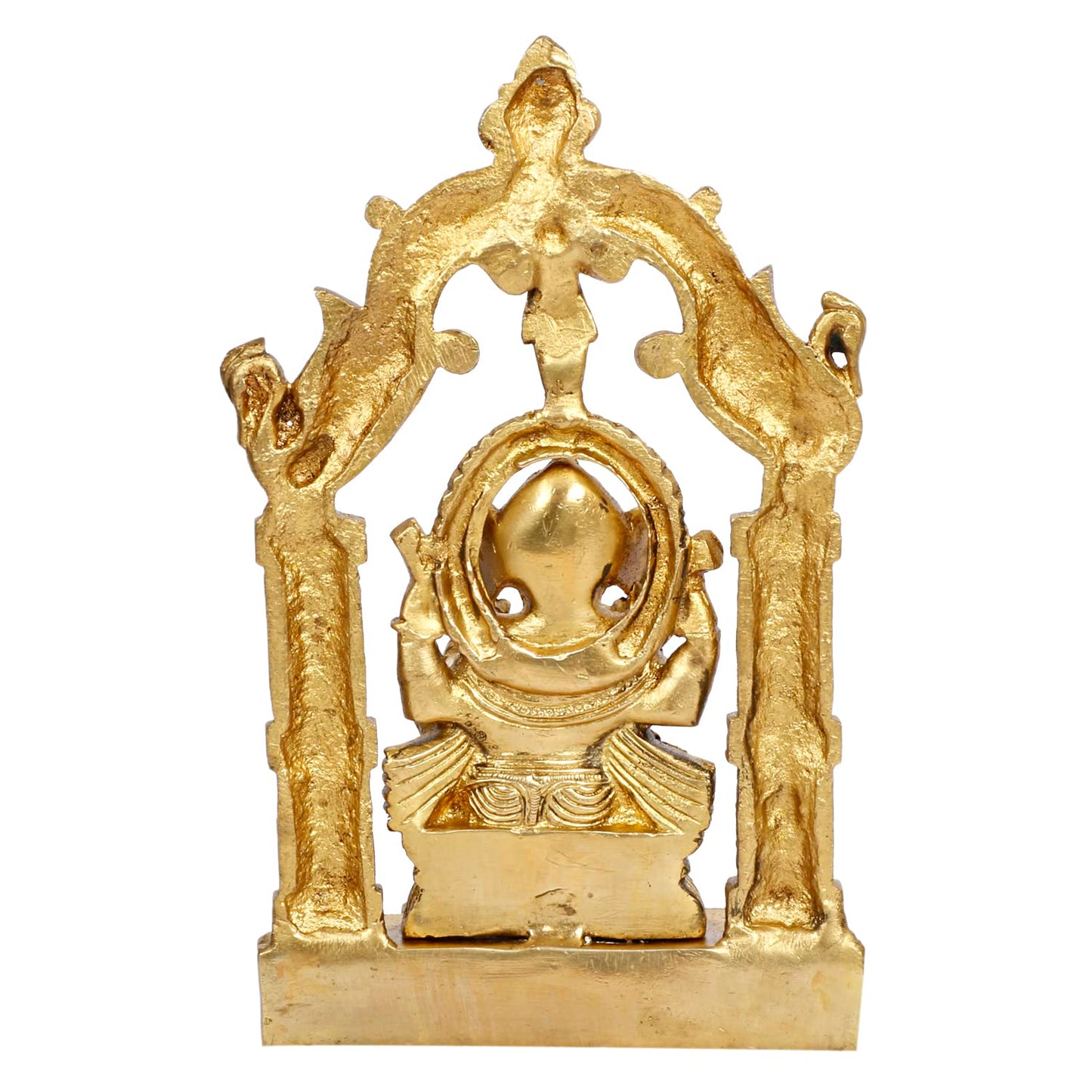 Brass Ganesh Bhagwan Idol Ganesha Statue Ganpati Puja Murti for Home Entrance Decor Diwali Gift Height 10 Inch. - SvarupArt