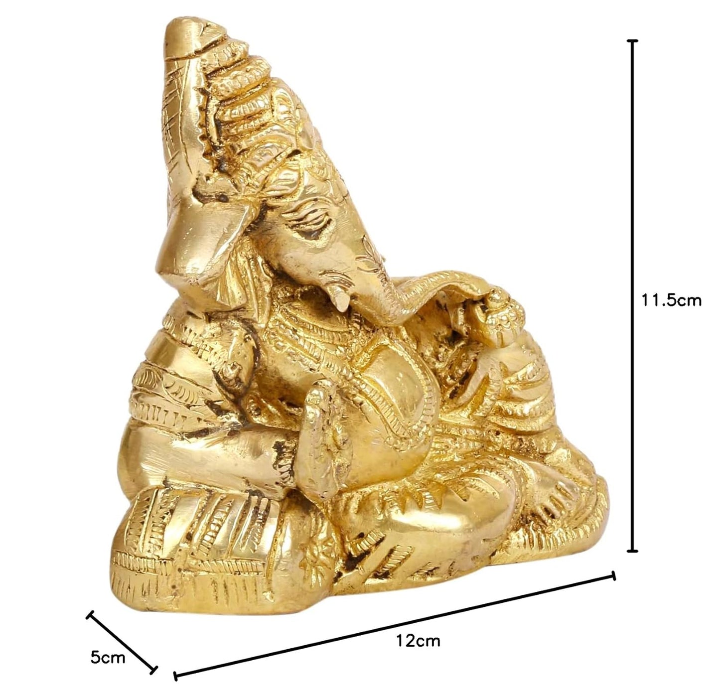 Brass Ganesha Murti