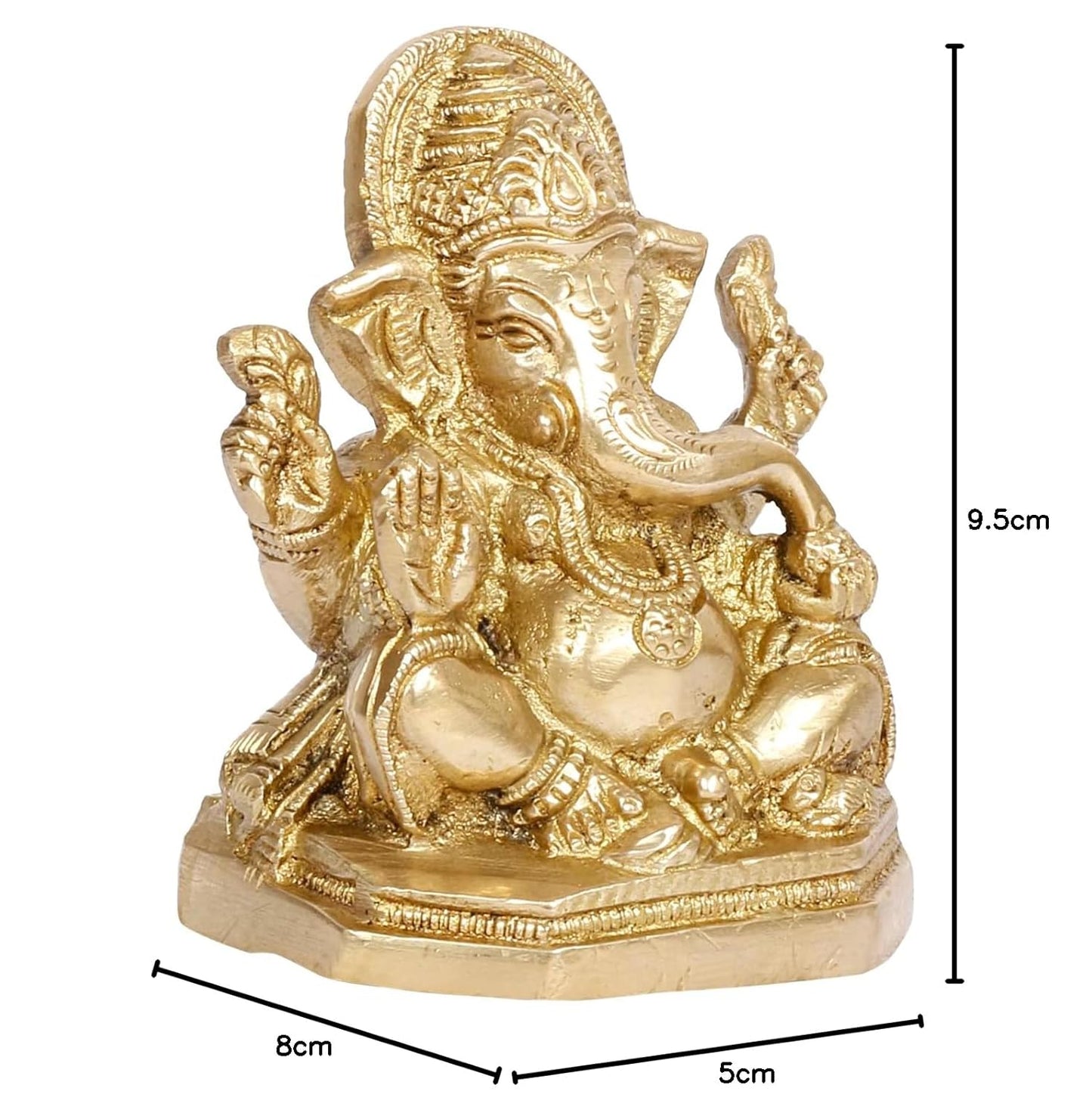 Brass Ganesha Murti