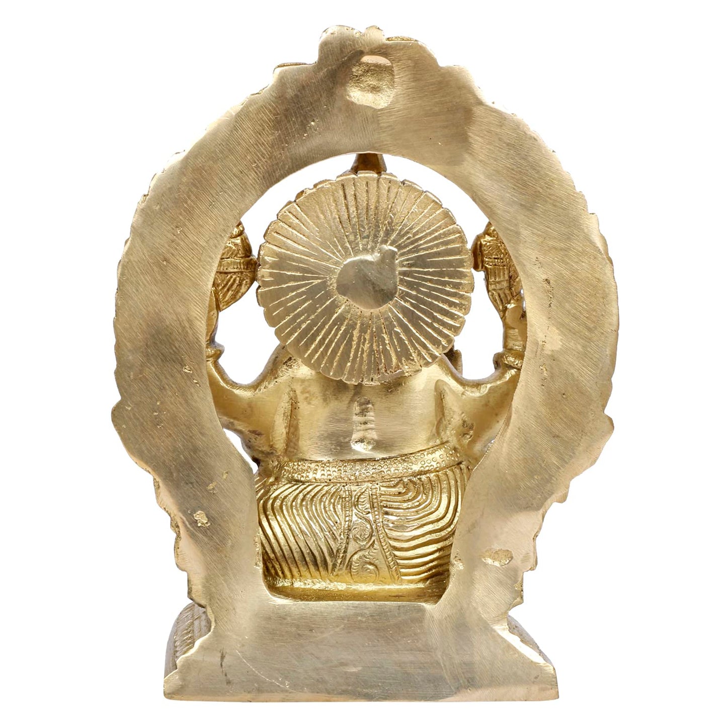Brass Ganesh Bhagwan Idol Ganesha Statue Ganpati Murti for Home Entrance Decor Diwali Gift Height 8.25 Inch. - SvarupArt