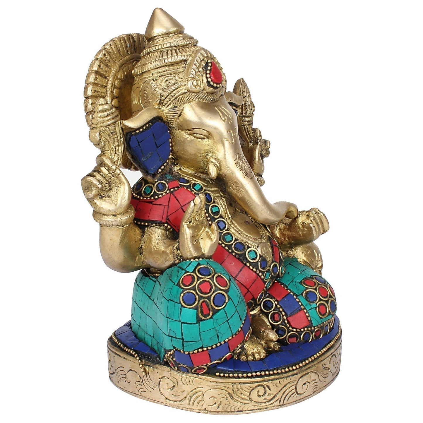 Brass Ganesha murti