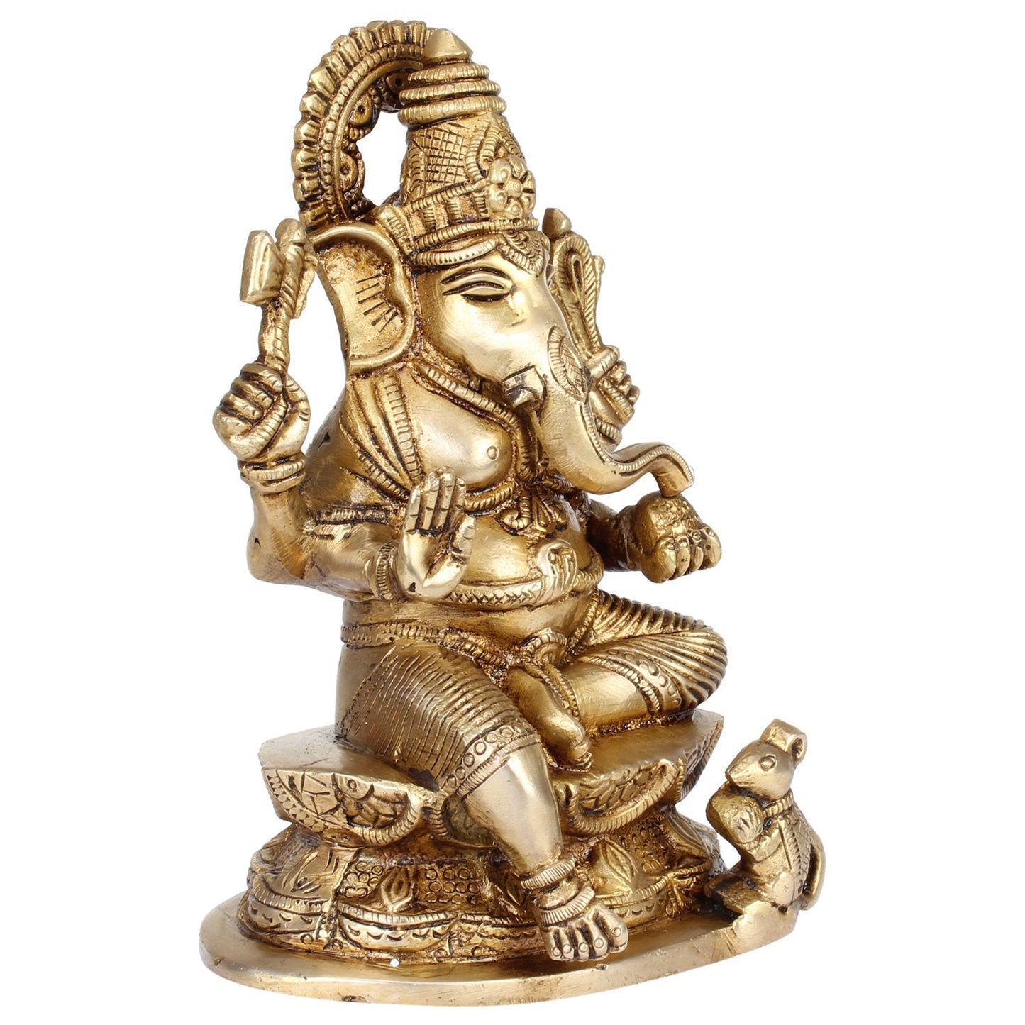Ganesha Brass Idol