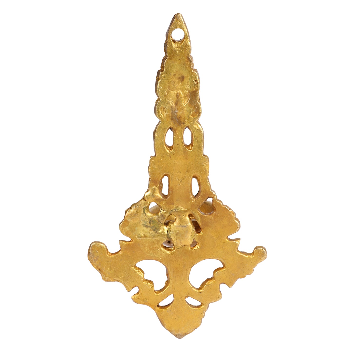 Brass Metal Wall Hanging Diya: Ideal for Home Entrance Decor - SvarupArt