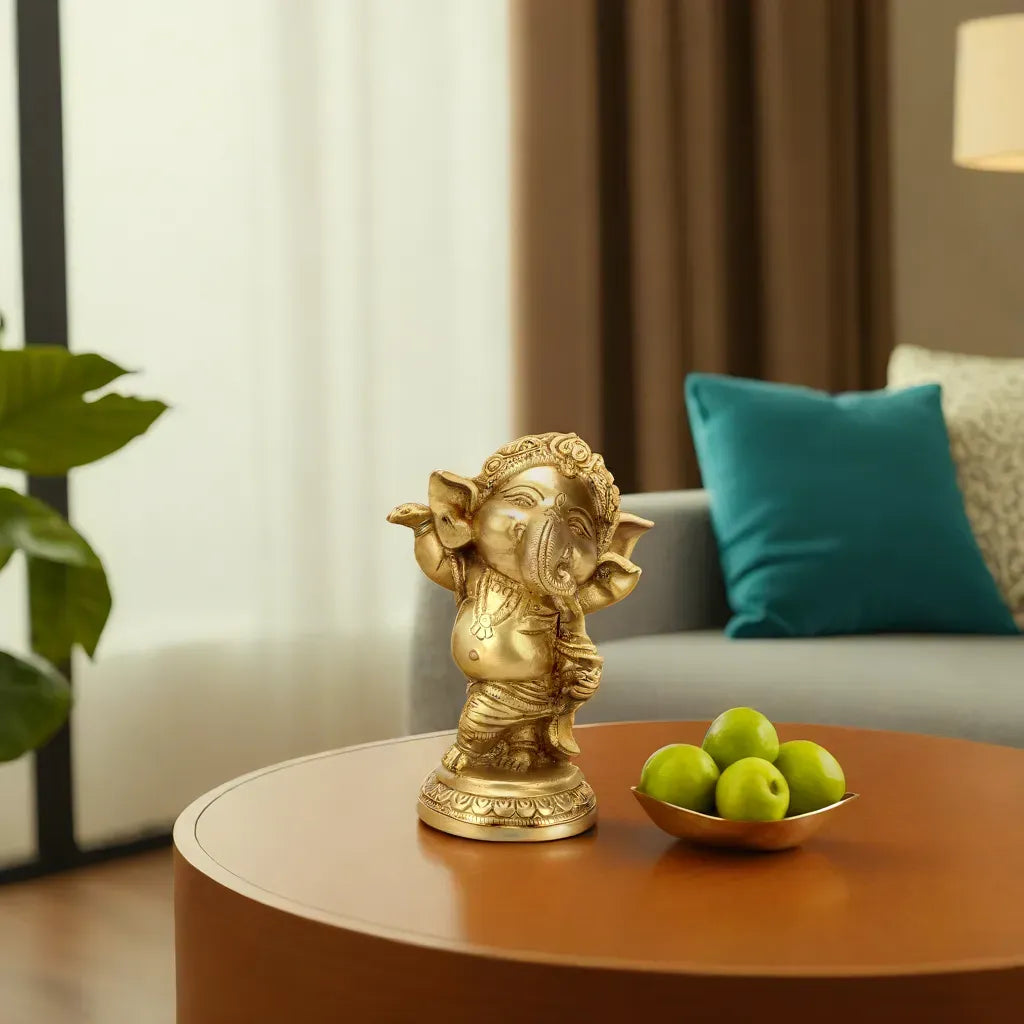 Brass Ganesha Murti