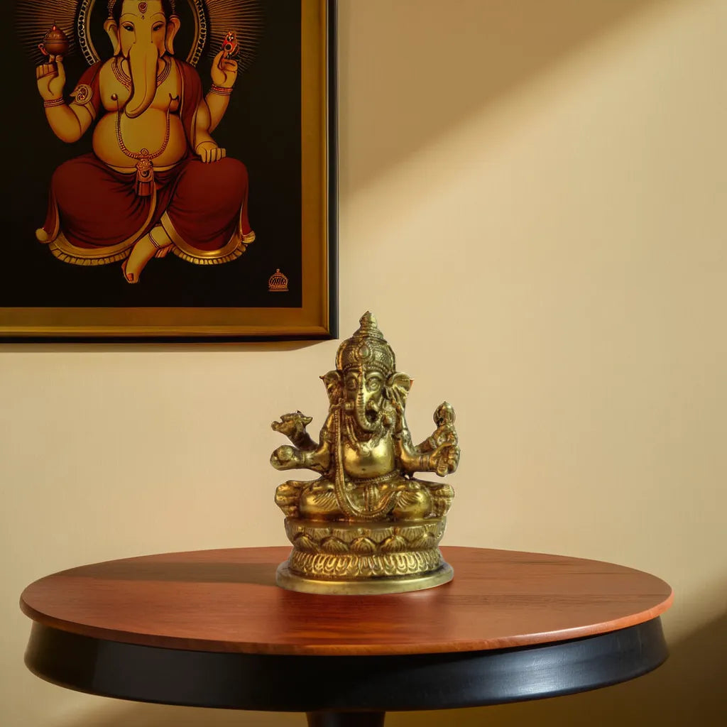 Ganesha Brass Murti