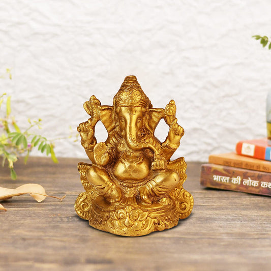 Brass Ganesha Idol