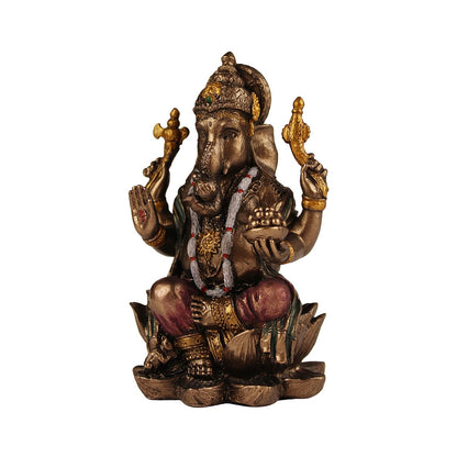 Resin Ganesh Bhagwan Idol Ganesha Statue Ganpati Murti for Home Entrance Decor Diwali Gift - SvarupArt