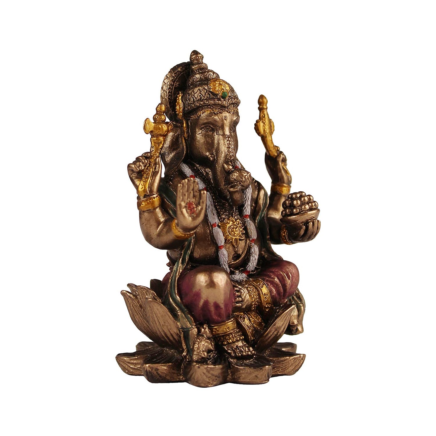 Resin Ganesh Bhagwan Idol Ganesha Statue Ganpati Murti for Home Entrance Decor Diwali Gift - SvarupArt