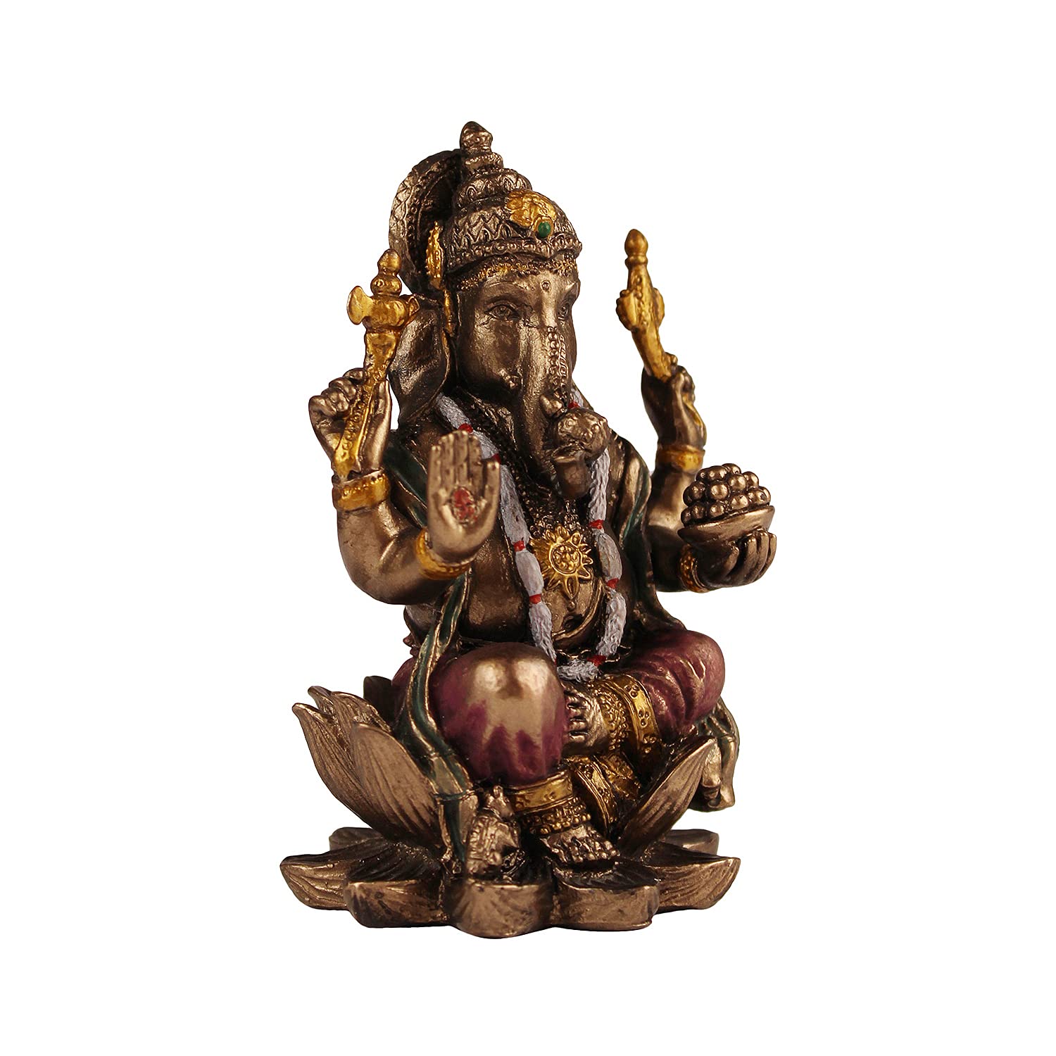Resin Ganesh Bhagwan Idol Ganesha Statue Ganpati Murti for Home Entrance Decor Diwali Gift - SvarupArt