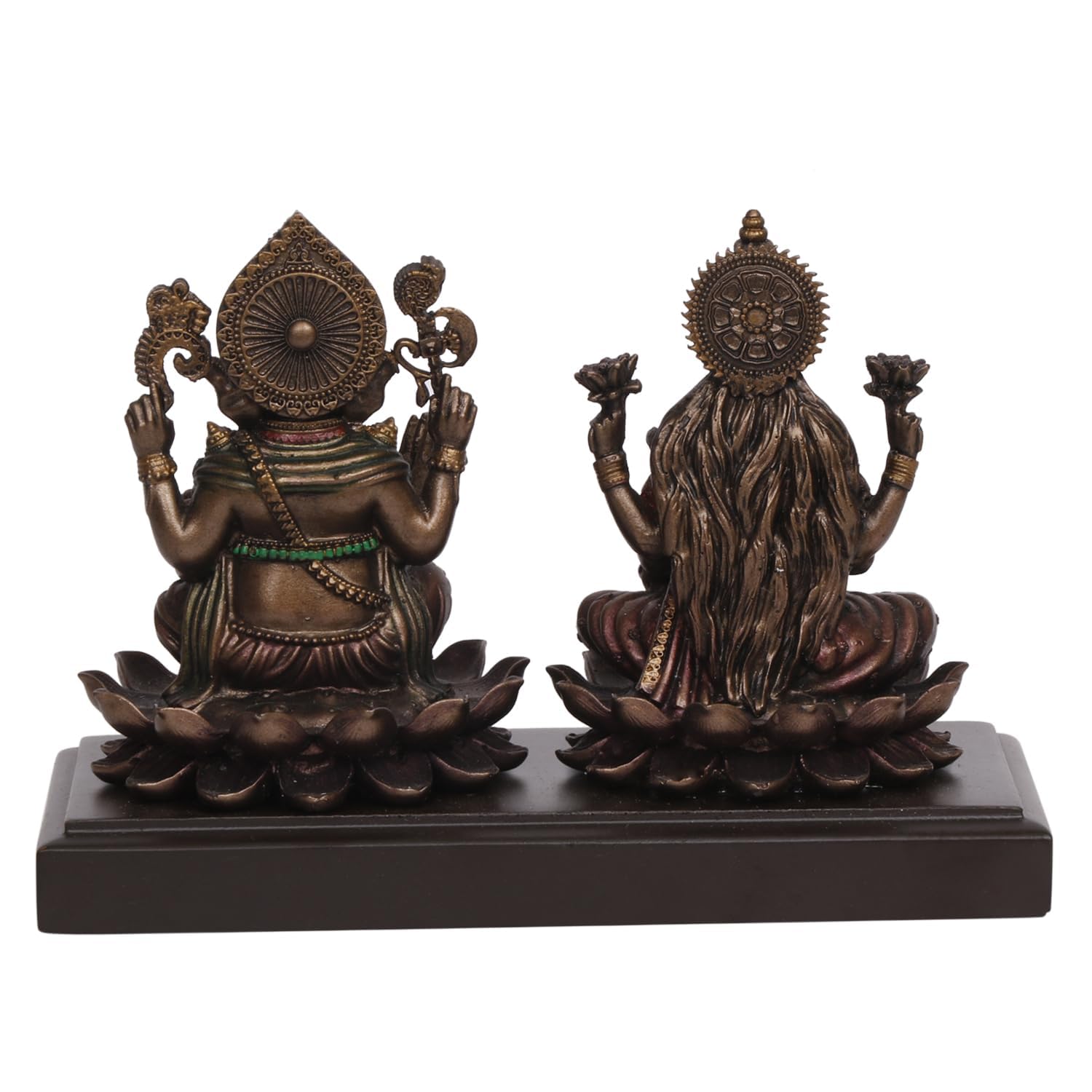 Resin Laxmi Ganesh Statue Murti Height 5 Inches - SvarupArt