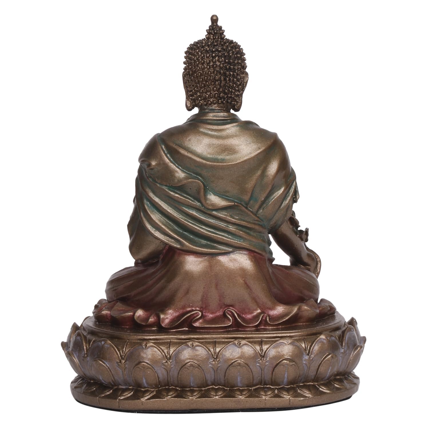 Resin Buddha Idol For Home Table Decor, Height 5.5 Inch - SvarupArt