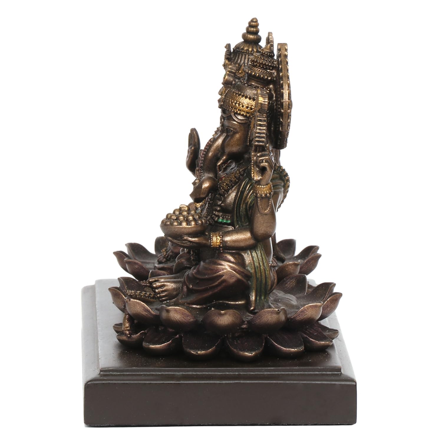 Resin Laxmi Ganesh Statue Murti Height 5 Inches - SvarupArt