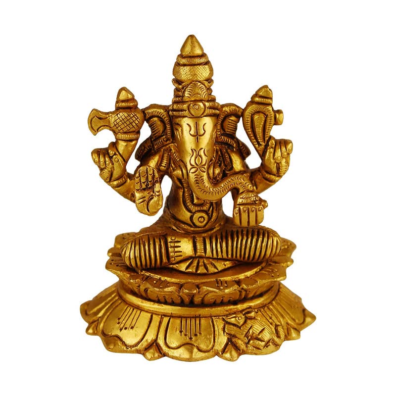 Brass Ganesha Idol