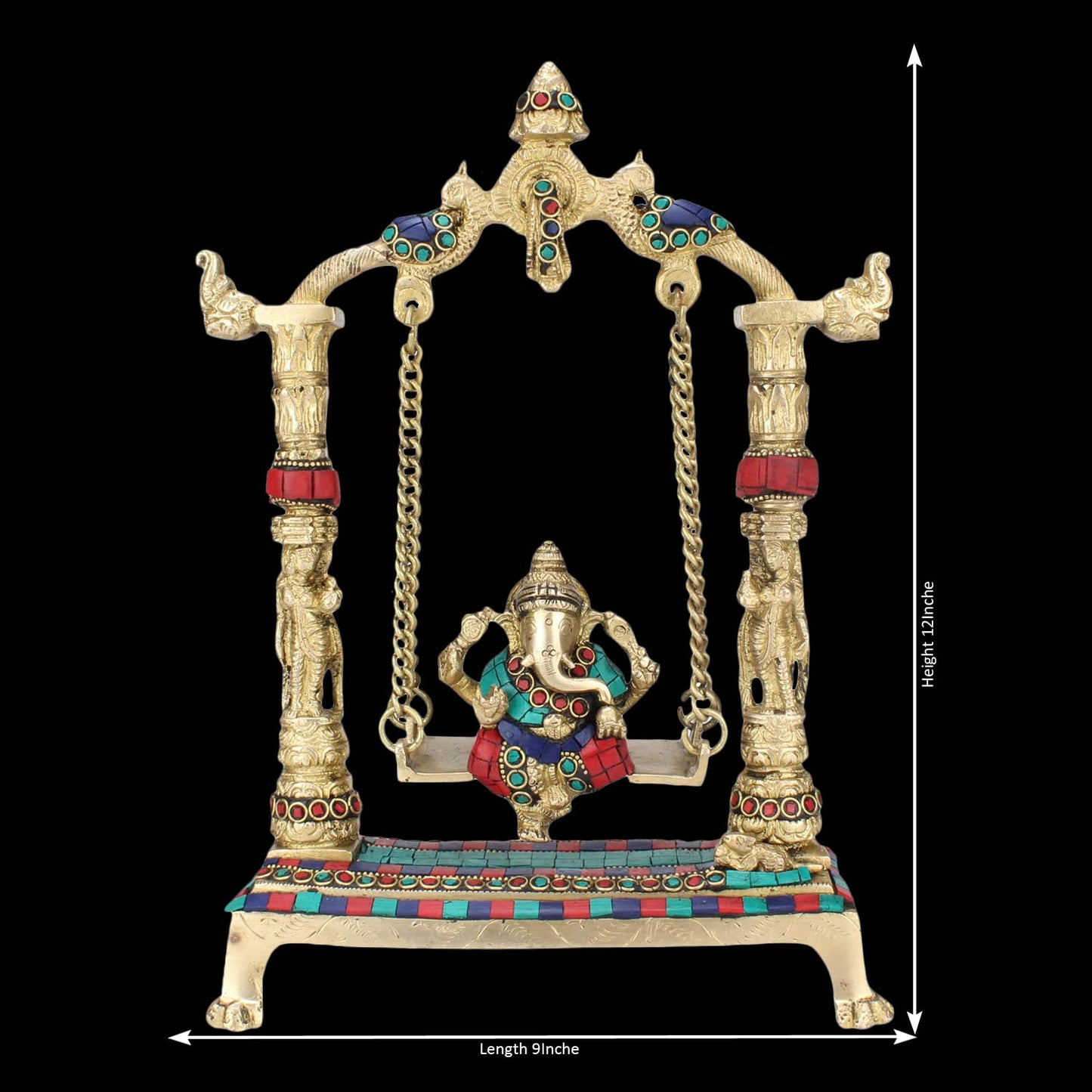 Ganesha Brass Idol