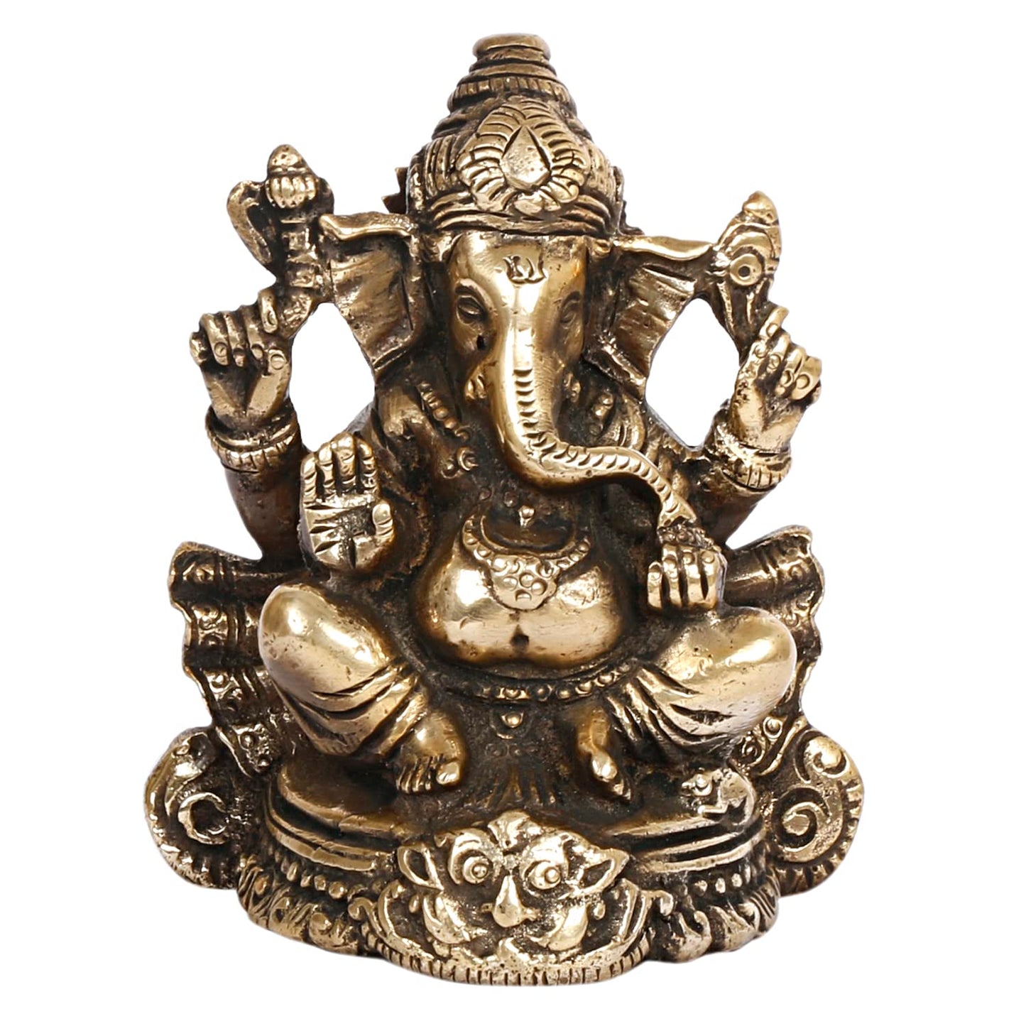 Brass Ganesha Idol