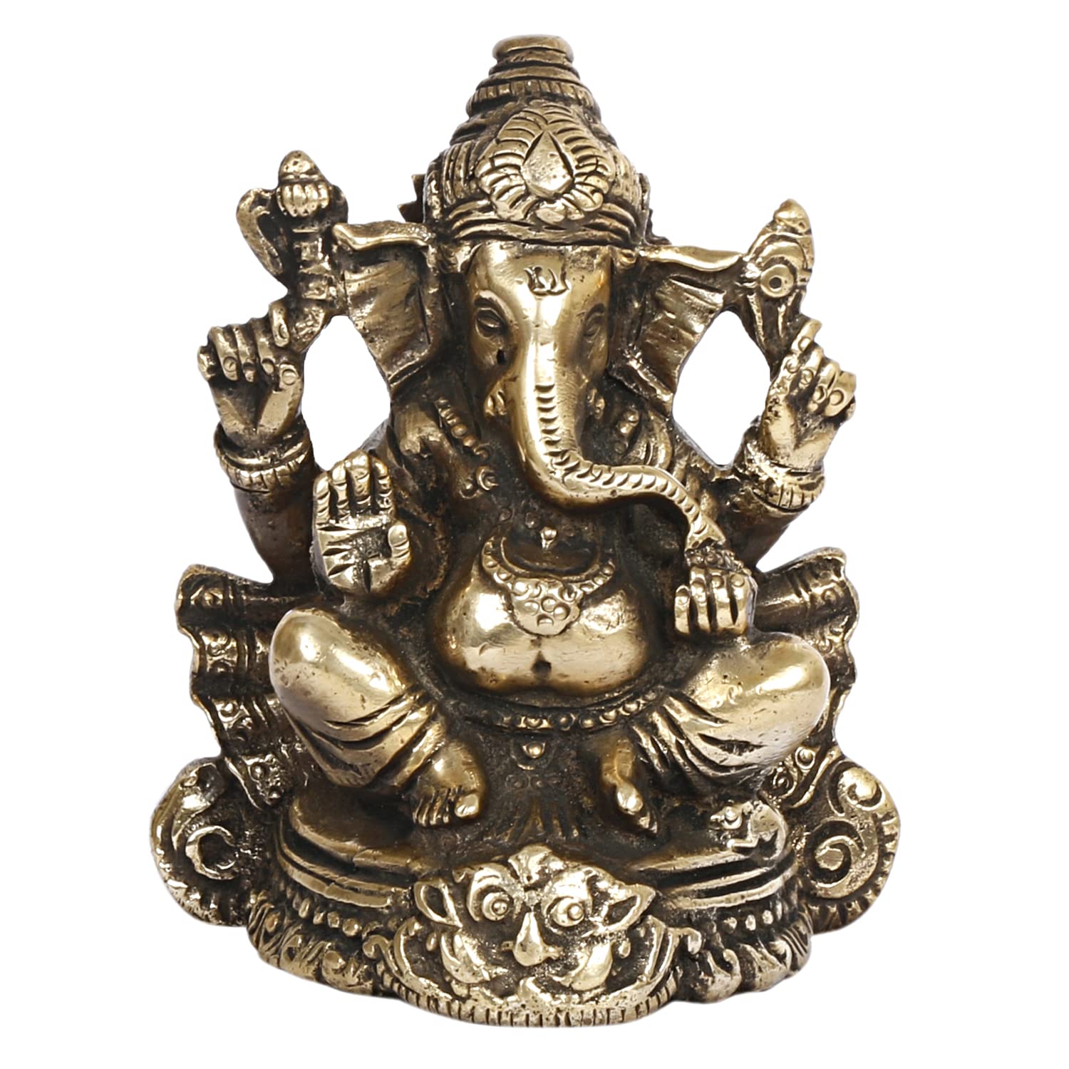 Brass Ganesha Idol