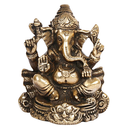 Brass Ganesha Idol