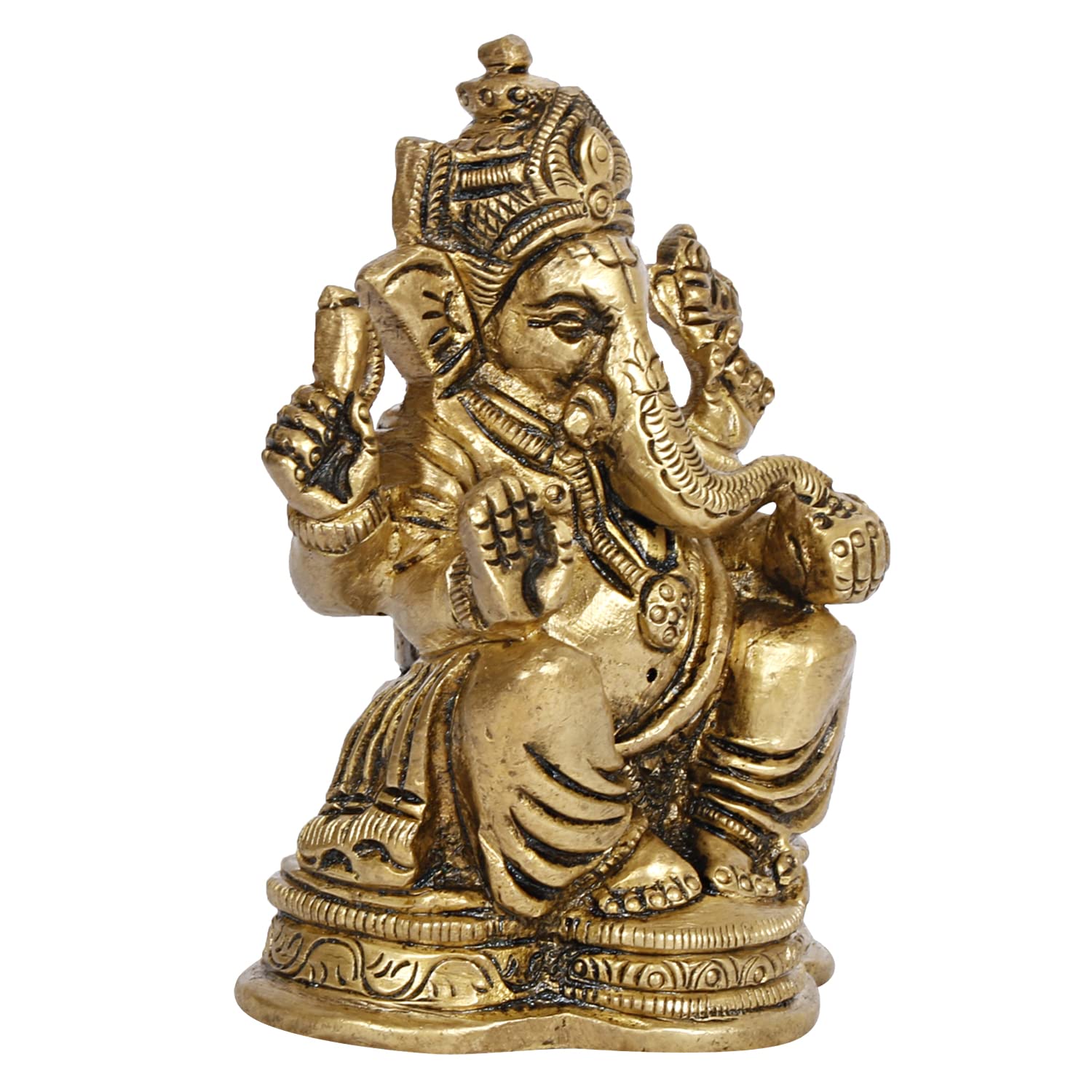 Ganesha Brass Idol