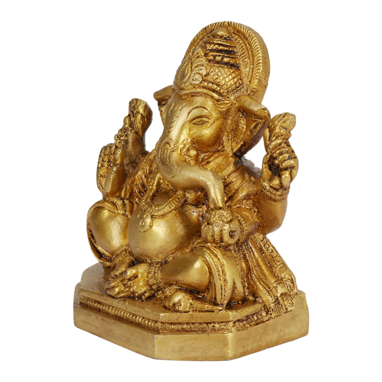 Brass Ganesha Idol