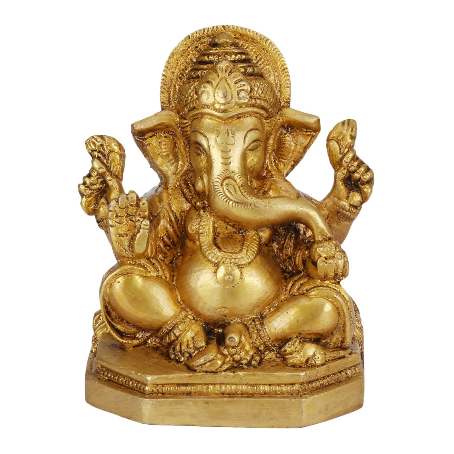 Brass Ganesha Murti