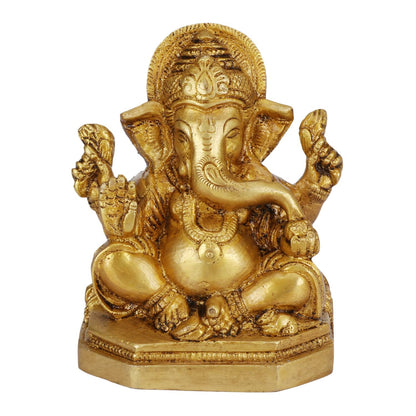 Brass Ganesha Murti