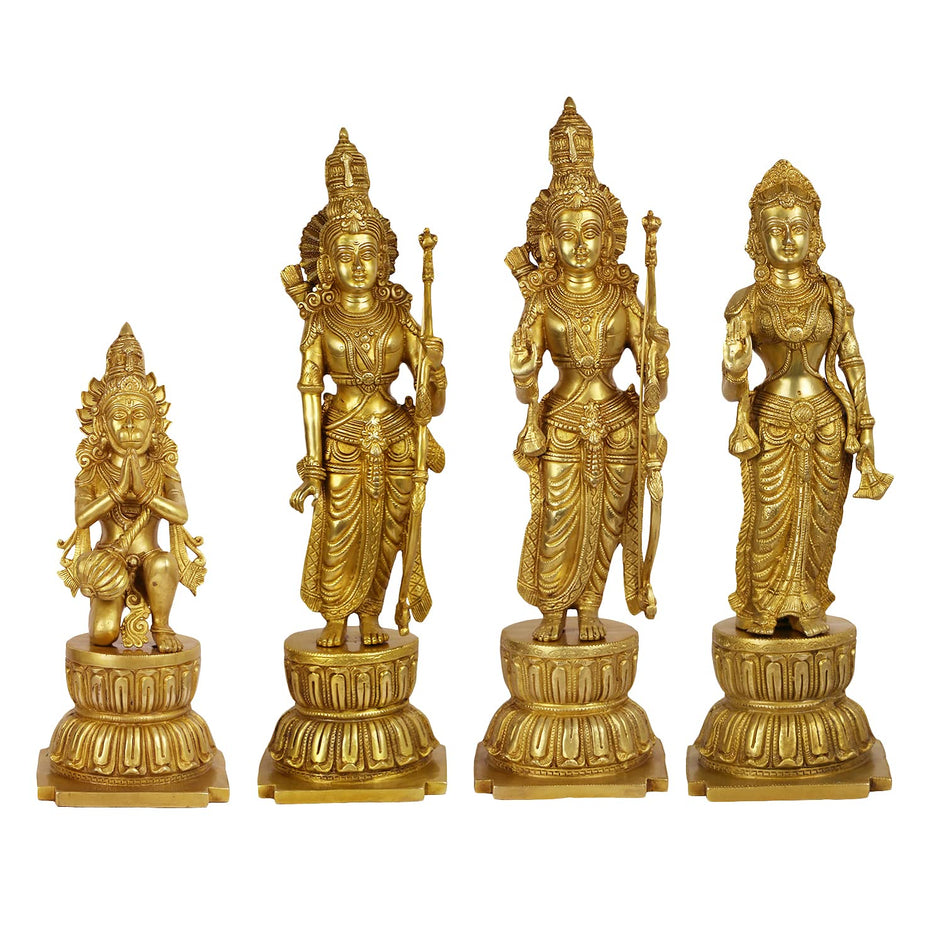 24" Ram Darbar Brass Idol