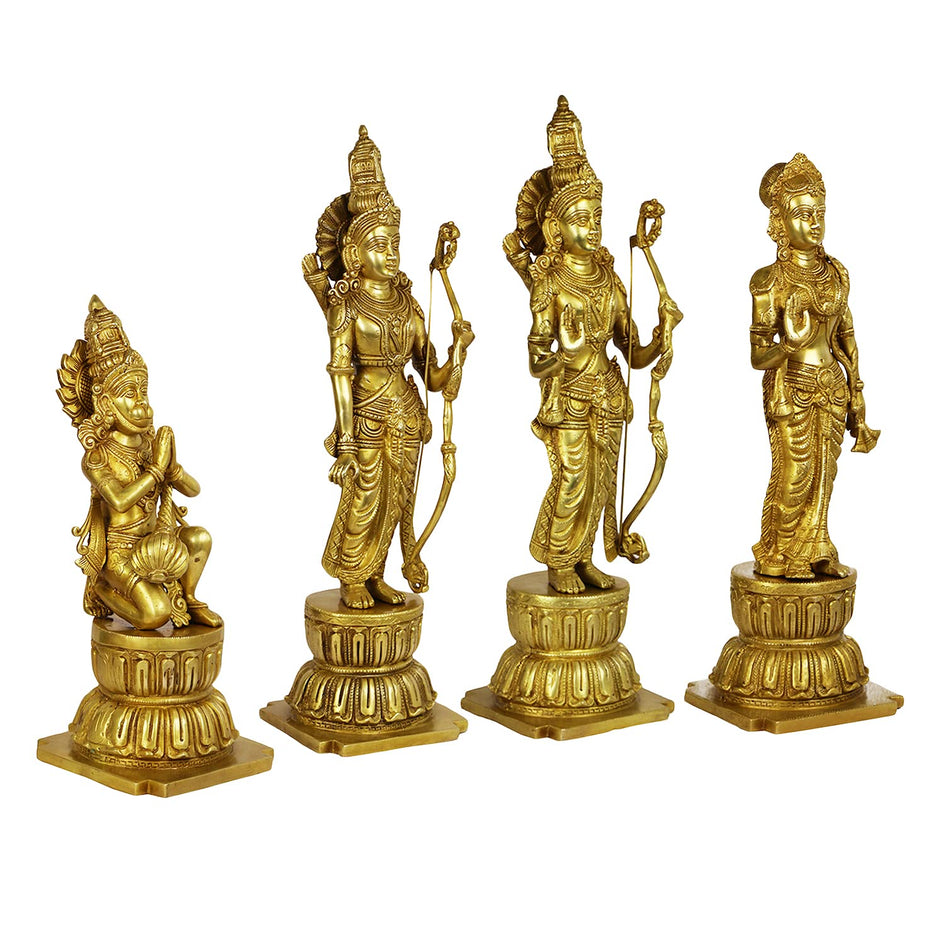 24" Ram Darbar Brass Idol