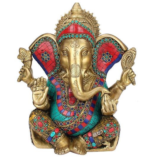 Brass Ganpati idol