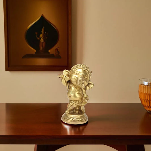 Brass Ganesha Idol